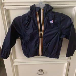 K-Way rain coat with hoodie